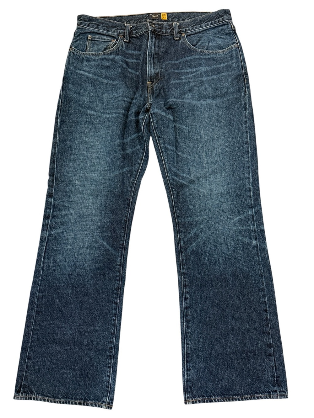 J. Crew Bootcut Jeans Men’s 36x32 Fits 36x31 Dark Wash 100% Cotton Denim